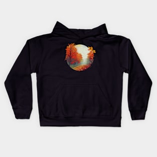 Beautiful autumn view Kids Hoodie